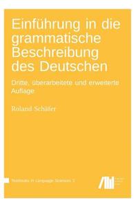 Einführung in die grammatische Beschreibung des Deutschen