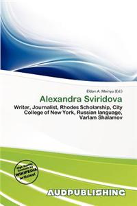Alexandra Sviridova