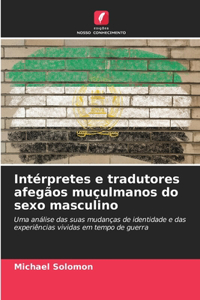 Intérpretes e tradutores afegãos muçulmanos do sexo masculino