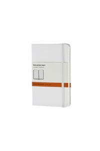 Moleskine White Pocket Ruled Notebook Hard