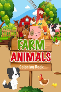 Farm Animals Coloring Book