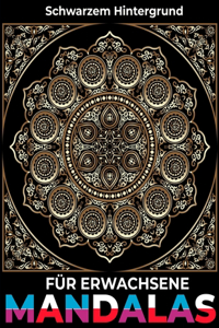 Mandalas für Erwachsene Schwarzer Hintergrund