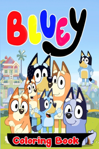 Bluey Coloring Book