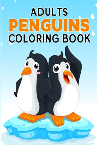 Adults Penguins Coloring Book