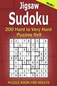 Jigsaw Sudoku Puzzle Book for Adults