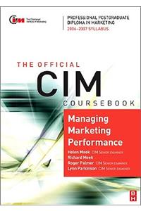 Managing Marketing Performance