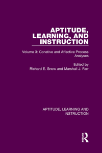 Aptitude, Learning, and Instruction