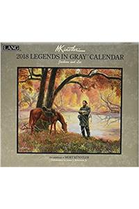 Legends in Gray 2018 Calendar (Deluxe Wall)