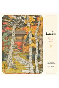 Haiku: Japanese Art and Poetry 2021 Wall Calendar