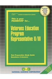 Veterans Education Program Representative II/III