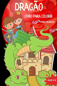 Dragões Livro para colorir para crianças