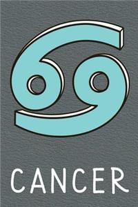 Cancer Zodiac Sign Notebook