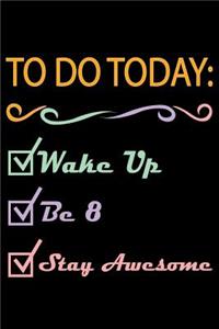 8 Year Old To Do List