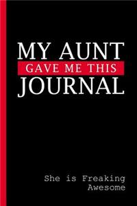 My Aunt Gave Me This Journal She Is Freaking Awesome