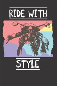 Motorcyclist Pirate Notebook Journal