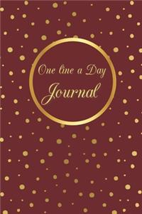 One Line A Day Journal