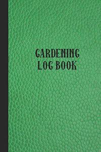 Gardening Log Book