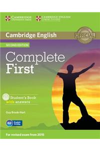 Complete First Student's Book with Answers