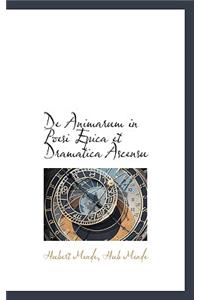 de Animarum in Poesi Epica Et Dramatica Ascensu