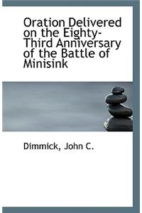 Oration Delivered on the Eighty-Third Anniversary of the Battle of Minisink