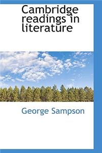 Cambridge Readings in Literature