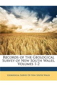 Records of the Geological Survey of New South Wales, Volumes 1-2