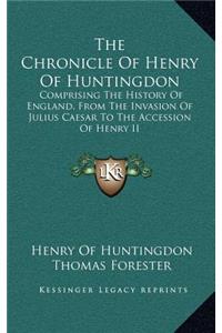 Chronicle Of Henry Of Huntingdon