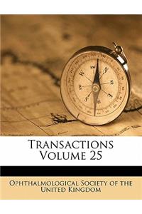 Transactions Volume 25