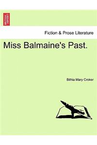 Miss Balmaine's Past.