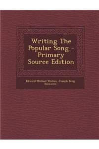 Writing the Popular Song