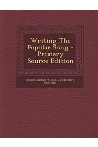 Writing the Popular Song