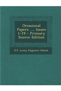 Occasional Papers ..., Issues 1-19