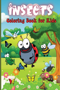 Insects Coloring Book for Kids