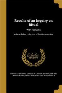 Results of an Inquiry on Ritual
