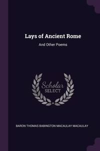 Lays of Ancient Rome