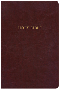 KJV Large Print Personal Size Reference Bible, Classic Burgundy Leathertouch