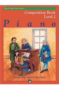 Alfred's Basic Piano Library Composition Book, Bk 2