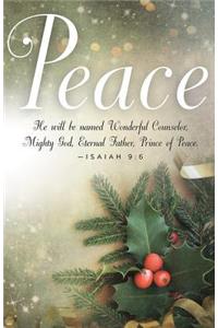 Peace Image Advent Bulletin (Pkg of 50)