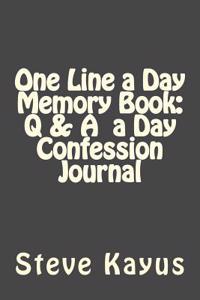 One Line A Day Memory Book