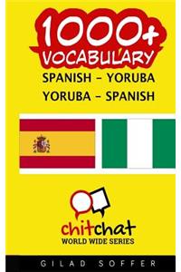 1000+ Spanish - Yoruba Yoruba - Spanish Vocabulary