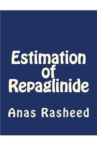 Estimation of Repaglinide