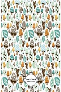 Notebook Journal Lined, Blank No Lined Art No.32