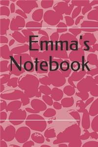 Emma Personalised Notebook