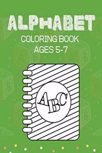 Alphabet Coloring Book Ages 5-7
