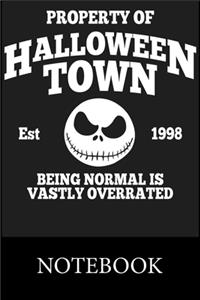 Straight Outta Halloween Town Notebook
