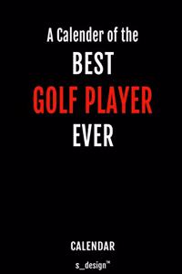 Calendar for Golf Players / Golf Player