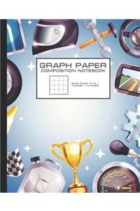 Graph Paper Composition Notebook