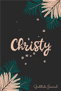 Christy Gratitude Journal