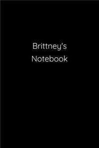 Brittney's Notebook: Notebook / Journal / Diary - 6 x 9 inches (15,24 x 22,86 cm), 150 pages.