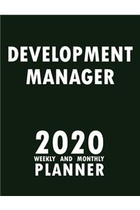Development Manager 2020 Weekly and Monthly Planner